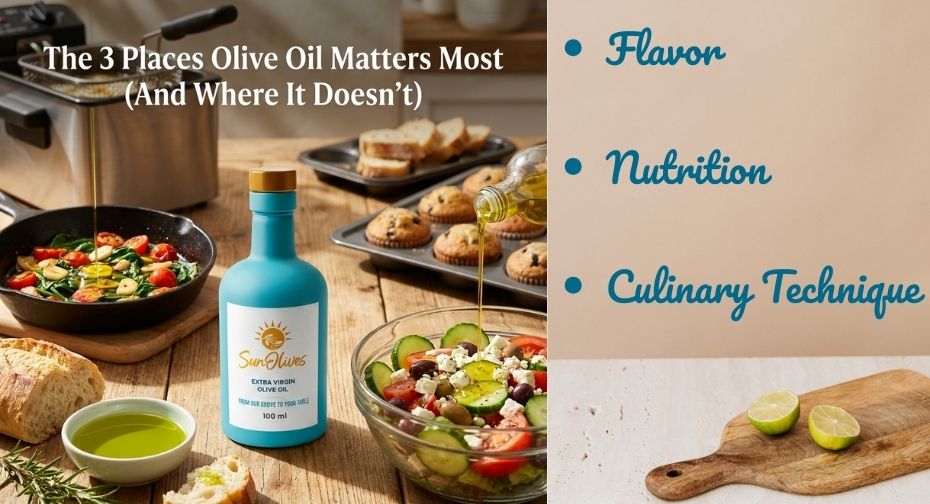 The 3 Places Olive Oil Matters Most (And Where It Doesn’t)