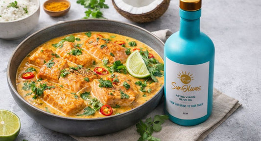 Salmon Curry with SunOlives Olive Oil