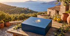 SunOlives Founders’ Edition — Limited Turquoise Gift Box | Olive Oil Tasting Set 3x100ml